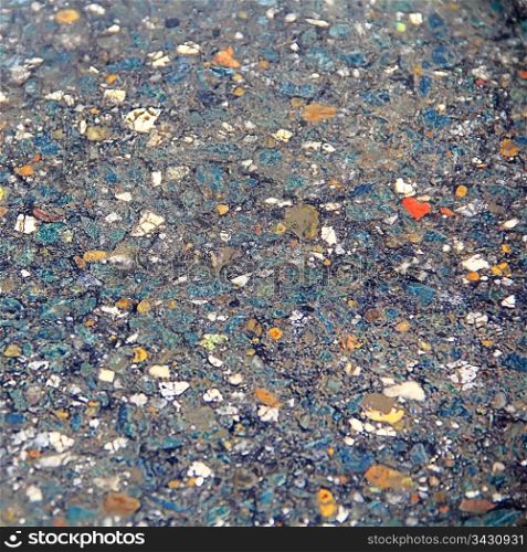 Image of texture with wet colorful mineral