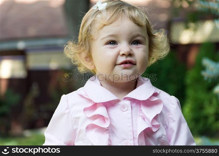 Image of the beautiful cute infant girl
