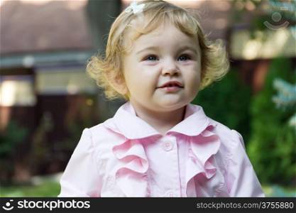 Image of the beautiful cute infant girl