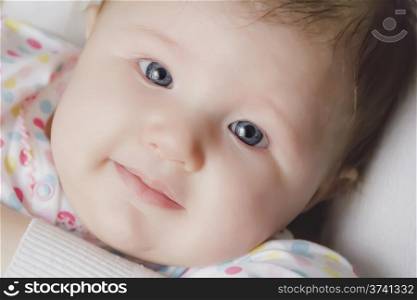 Image of the beautiful cute newborn girl
