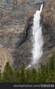 Image of the Takakkaw Falls, the second largest falls of Canada within the Yoho National Park, British Columbia