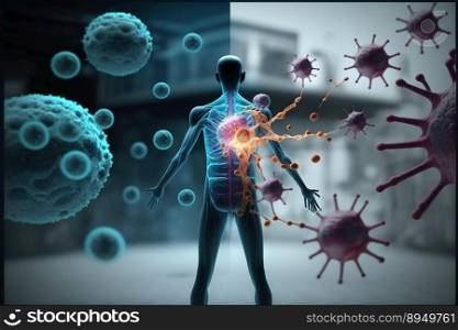 Immunity Against Diseases created by generative AI