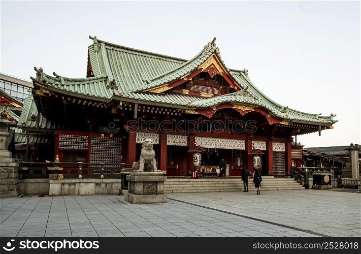 impressive traditional japanese wooden temple