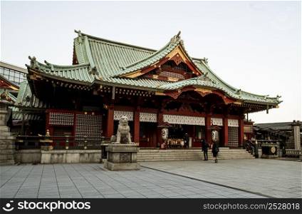 impressive traditional japanese wooden temple