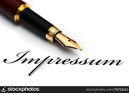 Impressum - t&rsquo;s the term Given to a Legally mandated statement of the ownership and authorship of a document must be included in qui books, newspapers, magazines, and websites published in Germany and some --other German-speaking countries, Such As Austria. Impressum - t&rsquo;s the term Given to a Legally mandated statement of the ownership and authorship of a document must be included in qui books, newspapers, magazines, and websites published in Germany and some --other German-speaking countries, Such As Austria and Switzerland