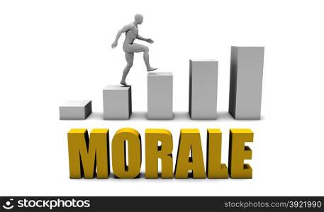 Improve Your Morale or Business Process as Concept. Morale
