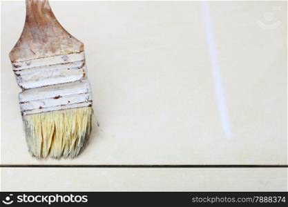Improvement renovation at home brush primer grout of tiles resistant
