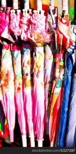 in a philippines market texture of umbrella for kids