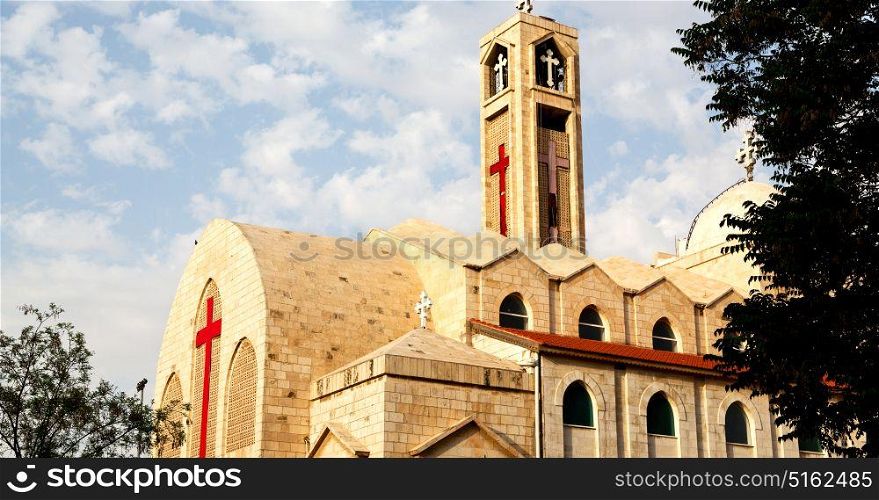 in amman jordan the chatolic church and the cross for religion