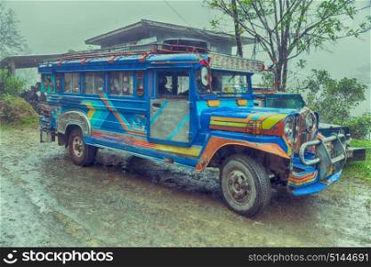 in asia philipphines the typical bus for tourist transportation