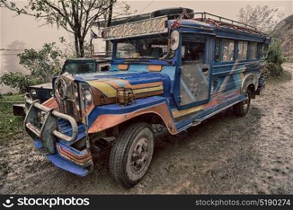 in asia philipphines the typical bus for tourist transportation