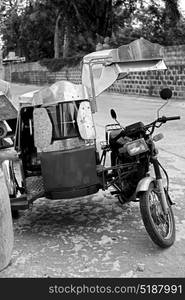 in asia philipphines the typical tuk tuk motorbike for tourist