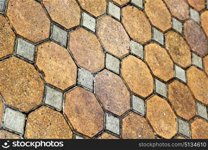 in asia thailand kho samui abstract cross texture floor ceramic tiles the temple
