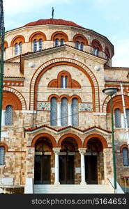 in athens cyclades greece old architecture and greek village the sky