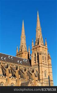 in austalia sydney the antique building cathedral st mary church