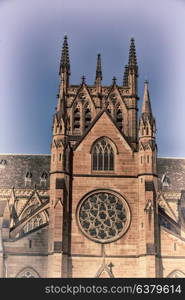 in austalia sydney the antique building cathedral st mary church