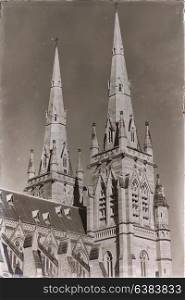 in austalia sydney the antique building cathedral st mary church