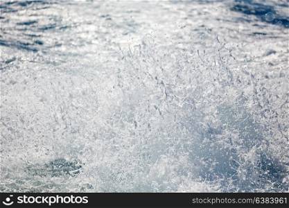 in australia background texture of a water splash in the sea foam and froth