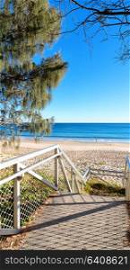 in australia brisbane the beach and the tourism near ocean
