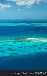in australia natuarl park the great reef from the high concept of paradise