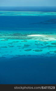 in australia natuarl park the great reef from the high concept of paradise