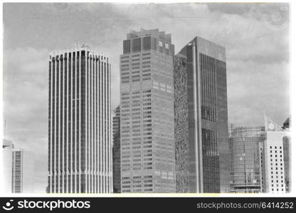 in australia sydney near the skyscraper steel metal structure and cloud