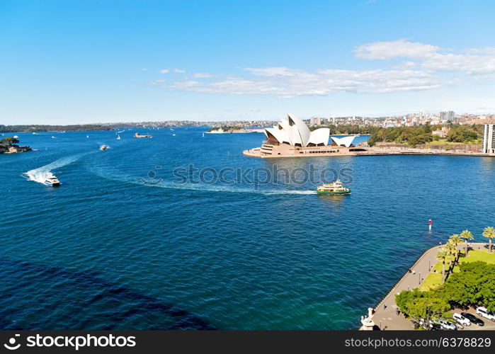 in australia sydney opera house the bay and the skyline of the city