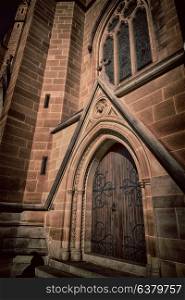 in australia sydney saint mary church and the antique entrance religius concept