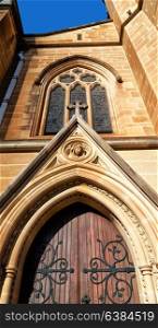 in australia sydney saint mary church and the antique entrance religius concept