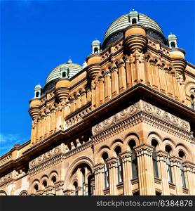 in australia sydney the antique queen victoria building and the dome in the sky
