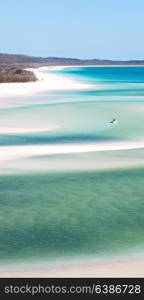 in australia the beach of Whitsunday Island like paradise concept and relax