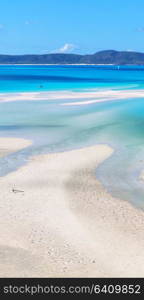 in australia the beach of Whitsunday Island like paradise concept and relax