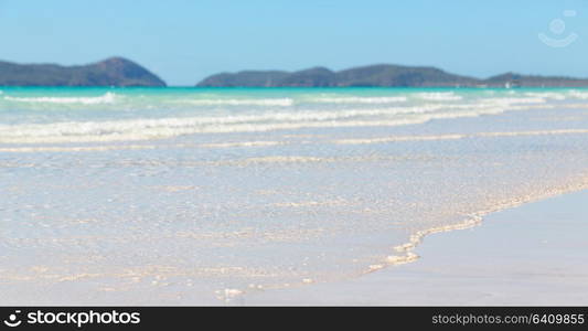 in australia the beach of Whitsunday Island like paradise concept and relax