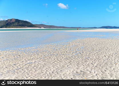 in australia the beach of Whitsunday Island like paradise concept and relax