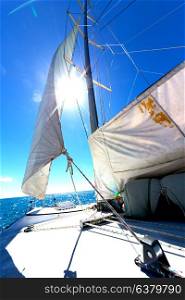 in australia the concept of navigation and wind speed with sailing