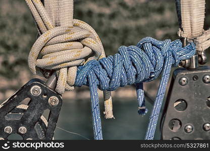 in australia the concept of navigation whit vassel rope like background