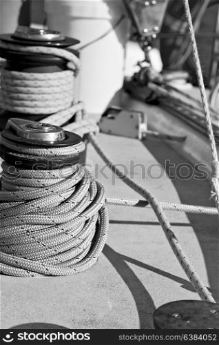 in australia the concept of navigation whit vassel rope like background
