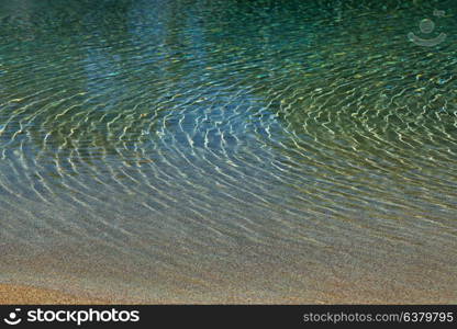 in australia the concept of relax in the clean water near coastline