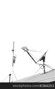 in australia the concept of technology whit satellite dish and the sky