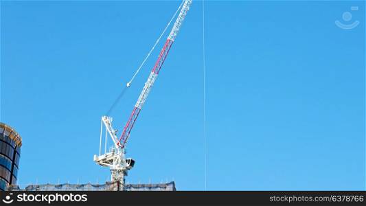 in australia the crane in the empty sky concept of work
