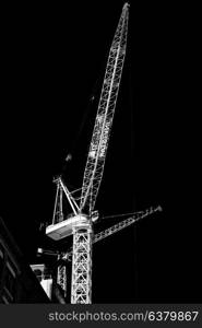 in australia the crane in the empty sky concept of work