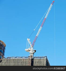 in australia the crane in the empty sky concept of work