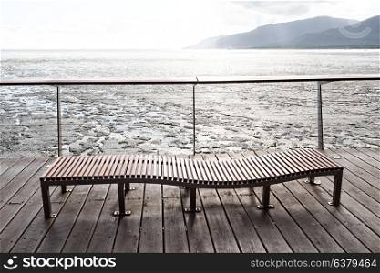 in australia the pier beach of cairns like concept of relax