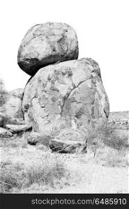 in australia the rocks of devil s marble in the northern territory. in australia the rocks of devil marble
