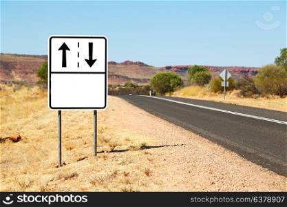 in australia the sign empty like concept of safety