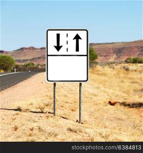 in australia the sign empty like concept of safety