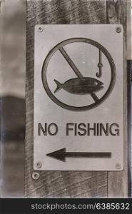 in australia the sign of no fishing like law information