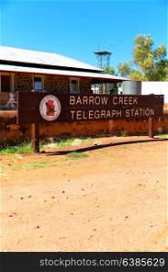 in australia the signal of the antique telegraph station