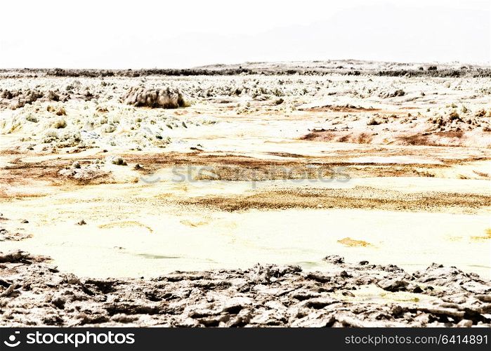 in danakil ethiopia africa the volcanic depression of dallol