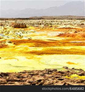in danakil ethiopia africa the volcanic depression of dallol. africa the volcanic depression of dallol